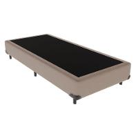 Base Box Solteiro Bege 88cm Madeira - 1