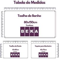 Jogo De Toalhas Gigante Itália Soft 2 Banhão + 2 Rosto + 2 Tapete Luxo 100% Algodão Azul - 2