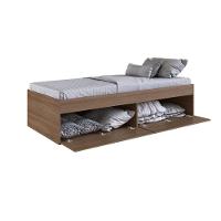 Quarto Juvenil Com Cama, Guarda Roupas E Mesa De Cabeceira 80 Tókio Montana - 2