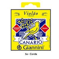 Corda Nylon Violao Genwb 5a (mi) C/ Bolinha C/6 Giannini - 1