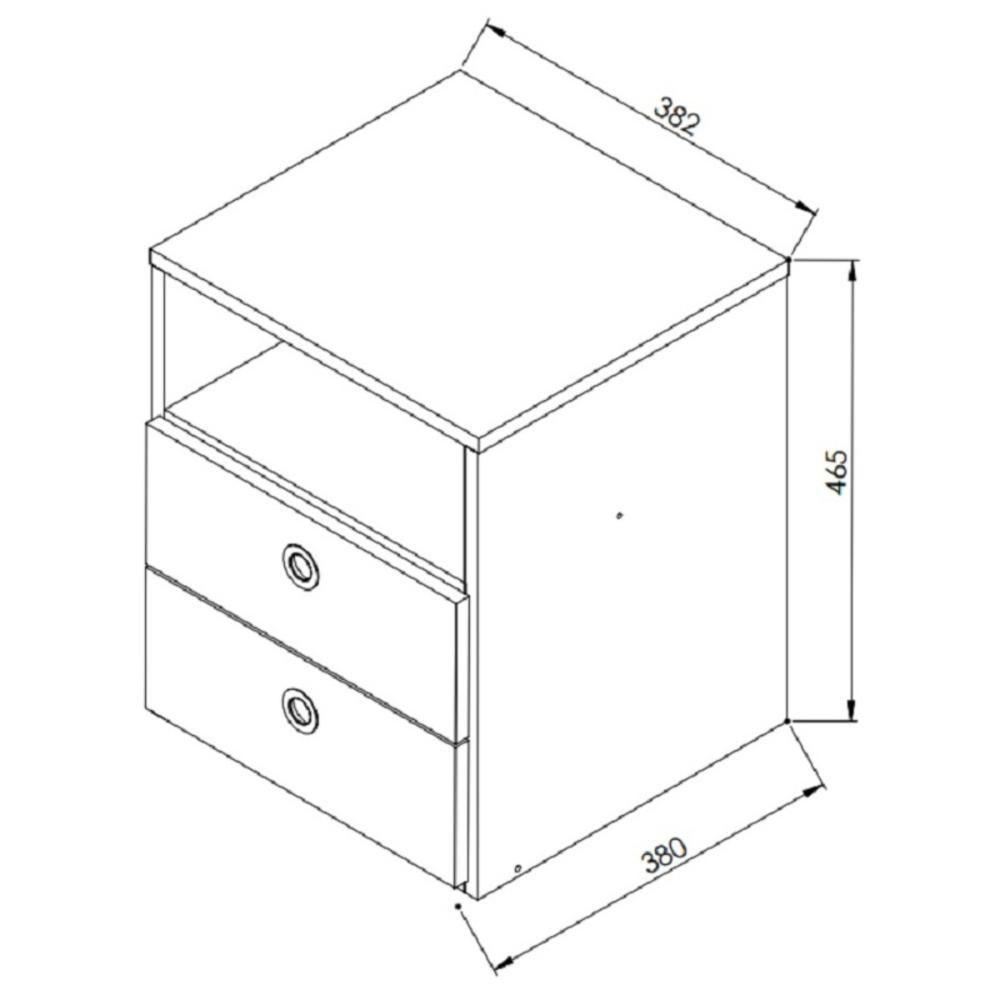 Quarto Casal Com Cama Queen E Mesas De Cabeceira 160 Tókio Montana - 4