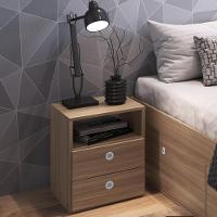 Quarto Casal Com Cama Queen E Mesas De Cabeceira 160 Tókio Montana - 2