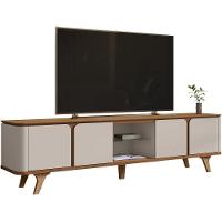 Rack Bancada Para Tv 60 Pol 217 Cm 11097 Cedro Off White Dcasa Cedro Off White - 1
