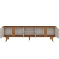 Rack Bancada Para Tv 60 Pol 217 Cm 11097 Cedro Off White Dcasa Cedro Off White - 5