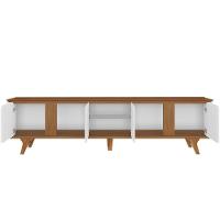 Rack Bancada Para Tv 60 Pol 217 Cm 11097 Cedro Branco Dcasa Cedro Branco - 7