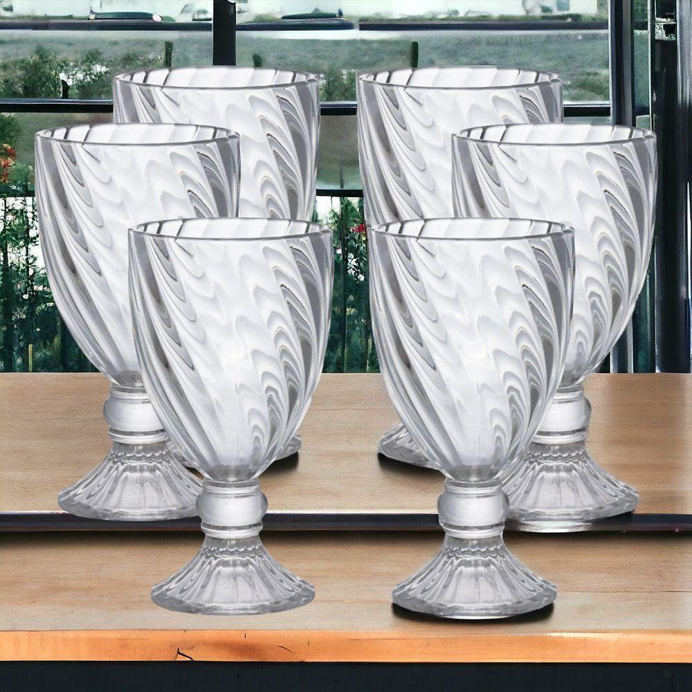 Taças Para água Vinho Vidro Elysee 6 Peças - 5