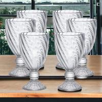 Taças Para água Vinho Vidro Elysee 6 Peças - 5