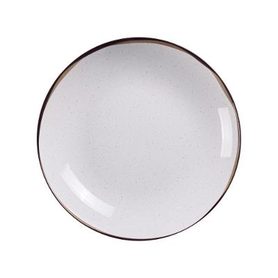 Prato Fundo Em Porcelana Canyon Decorada 21 Cm Tramontina
