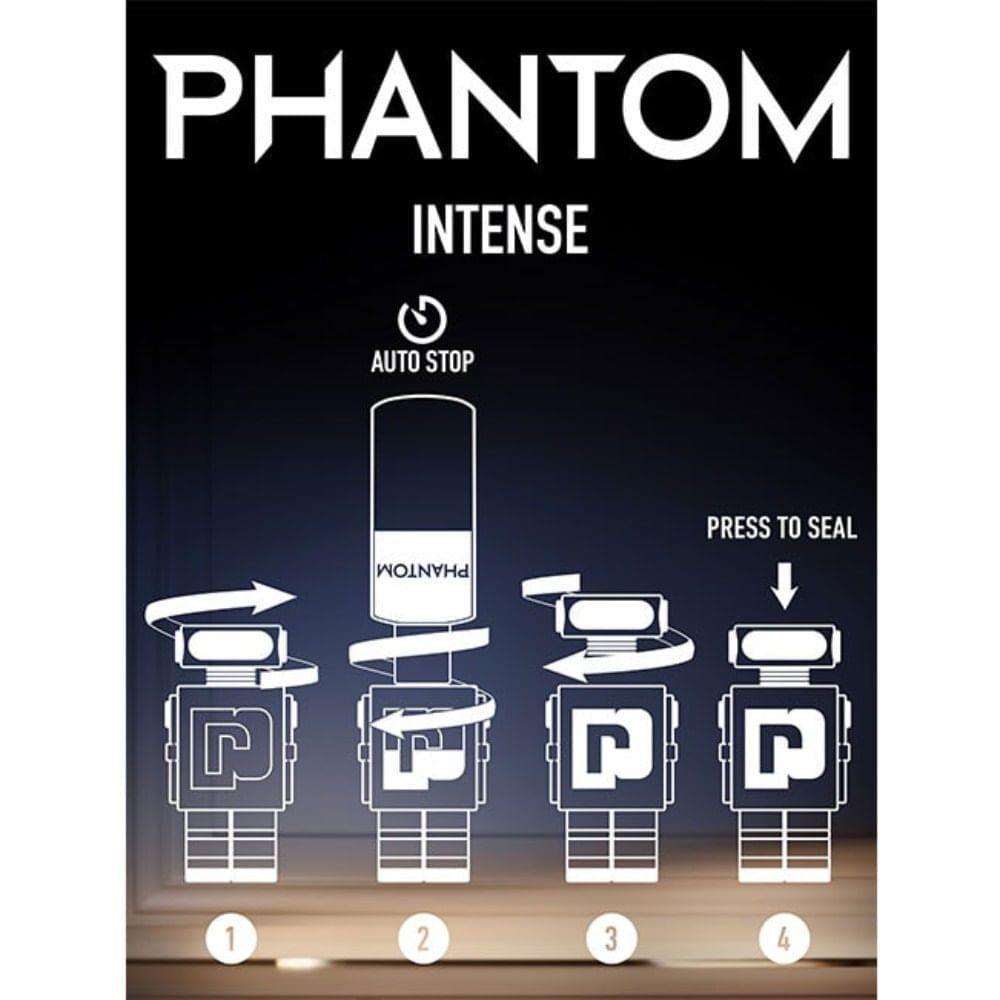 Paco Rabanne Phantom Intense Eau De Toilette Refill - Perfume Masculino 200ml - 3