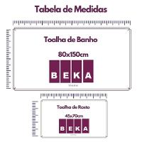 Kit 4 Toalhas Luxury Soft Beka 360 G m² 2 Banho + 2 Rosto Luxo Branco - 2