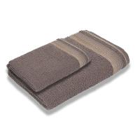 Jogo Com 2 Toalhas Luxury Soft Beka 360 G m² 1 Banho + 1 Rosto Luxo Cinza - 1