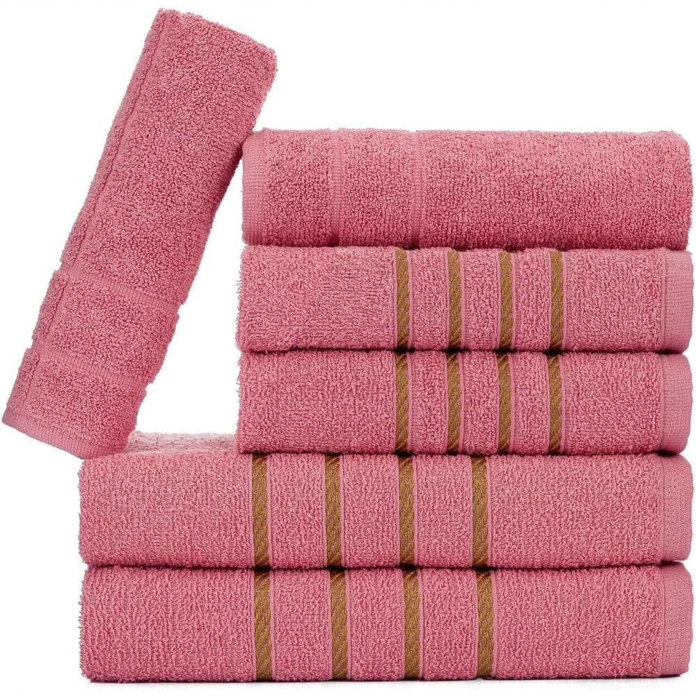 Jogo De Toalha Montreal 2 Banhão + 2 Rosto + 2 Tapete Piso Luxuoso 100% Algodão Crochê - 1