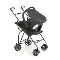 Carrinho De Bebê Capri Travel System Galzerano Onix Com Bebê Conforto Caramelo - 2