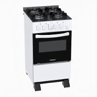 Fogão 4 Bocas Venax Picasso Line Mesa De Vidro Branco Bivolt - 3