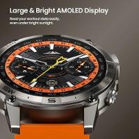 Relógio Zeblaze Stratos 2 Plus Gps Amoled Bússola Altímetro Bluetooth Laranja - 3