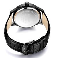 Relogio Analógico Masculino Esportivo Design Criativo A Prova Da Água 3atm Preto Dourado - 2