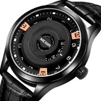 Relogio Analógico Masculino Esportivo Design Criativo A Prova Da Água 3atm Preto Dourado - 3