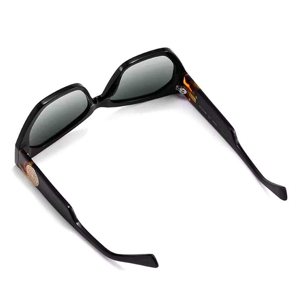 Óculos Polarizados Feminino Borboleta Design Fahion Retangular Com Proteção Uv400 Preto - 3