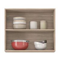 Armário Aéreo Firenze 2 Portas 80cm Demóbile Avena Grafito - 3