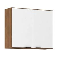 Armário Aéreo Firenze 2 Portas 80cm Demóbile Amendola Branco - 4