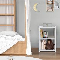 Mesa De Cabeceira Nicho Quarto 100% Mdf SSX Multicoisas Branco - 4