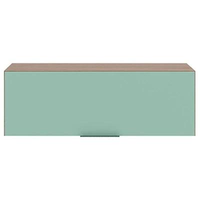 Armário Aéreo Geladeira 80cm Etna 1 Porta Poliman Carvalho Oak Menta