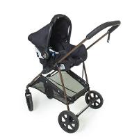 Travel System Galzerano Carrinho De Bebê Napoli Preto Com Cobre - 3