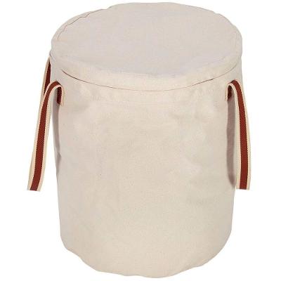 Cesto Organizador Multiuso 41l Em Lona Com Fecho - Tramontina Lona Natural 91751/006