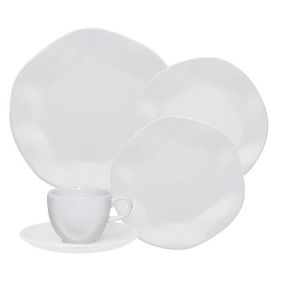 Jogo De Jantar 30 Peças Ryo Chá White Porcelana Oxford
