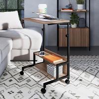 Mesa Auxiliar De Trabalho Com Regulagem De Altura E Rodízios Artetube - 2