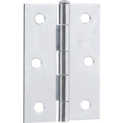 Dobradiça Para Porta 2.1/2\" Aço Carbono Cromado - Vonder
