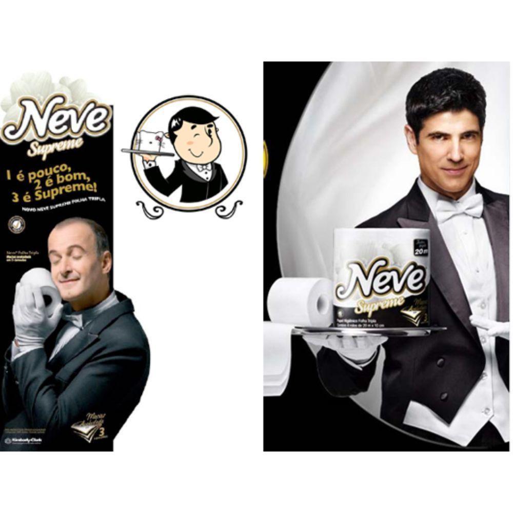 Papel Higienico Neve Neutro Supreme Folhas Tripla Pague 11 Leve 12 Rolos - 2