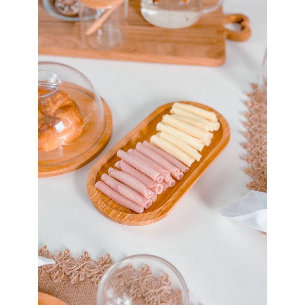 Bandeja Oval Pequena Bambu Ecokitchen 24 Cm X 11 Cm - 5