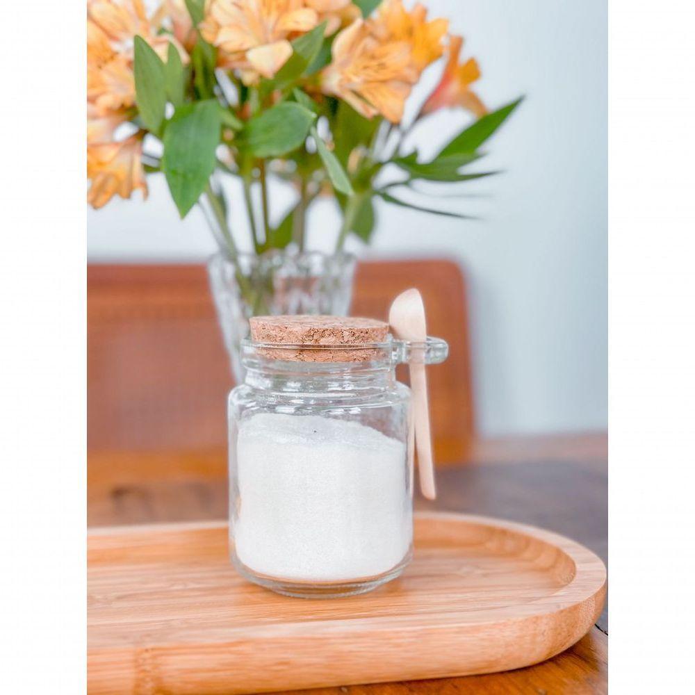 Kit 6 Potes Temperos Com Tampa Rolha E Colher - 1