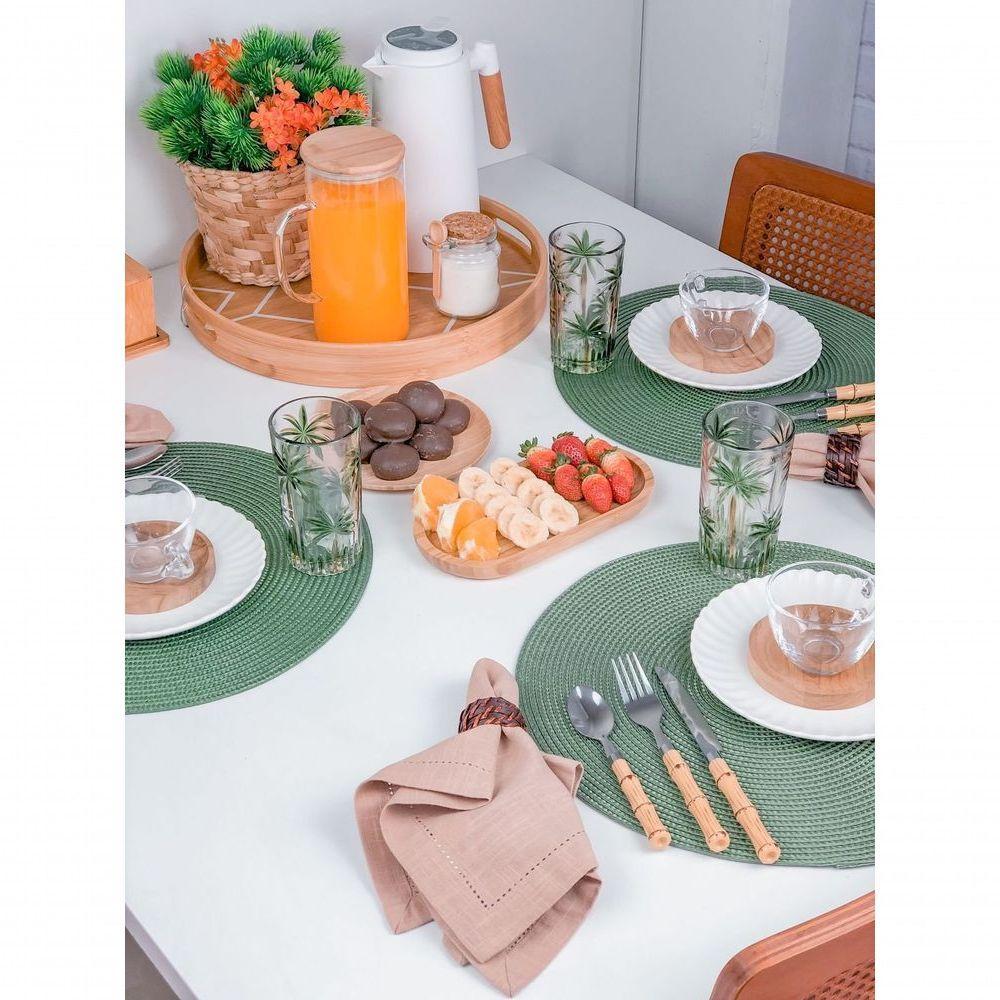 Kit 6 Potes Temperos Com Tampa Rolha E Colher - 7