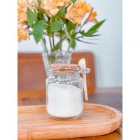 Kit 6 Potes Temperos Com Tampa Rolha E Colher - 1