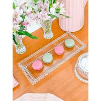 Travessa Cristal Pearl 30 Cm X 13 Cm X 3 Cm Transparente - 2