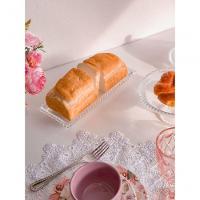 Travessa Cristal Pearl 30 Cm X 13 Cm X 3 Cm Transparente