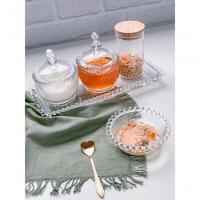 Travessa Cristal Pearl 30 Cm X 13 Cm X 3 Cm Transparente - 5