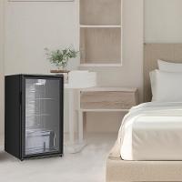 Frigobar Expositor Vertical Hq Vidro Duplo 95 Litros Preto 127V HQ-95FBPV - 6