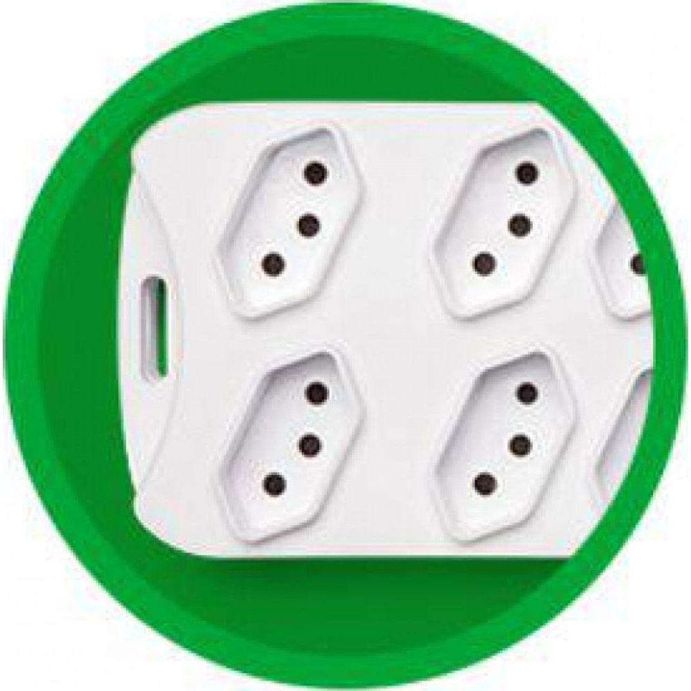 Protetor Eletronico Intelbras C- 8 Tomadas Branco Epe1008+ (4824003) - 3