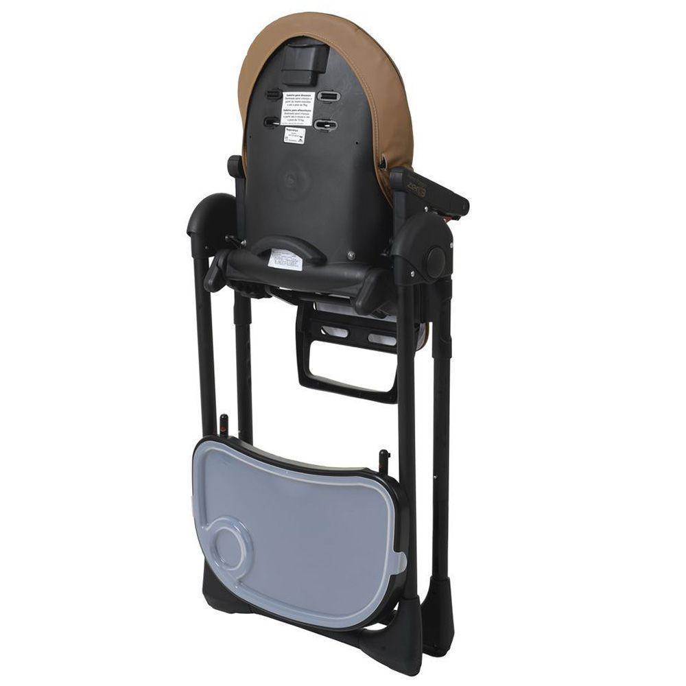 Cadeira De Alimentação Burigotto Prima Pappa Zero 3 De 0 Meses Até 15 Kg Caramelo - 6