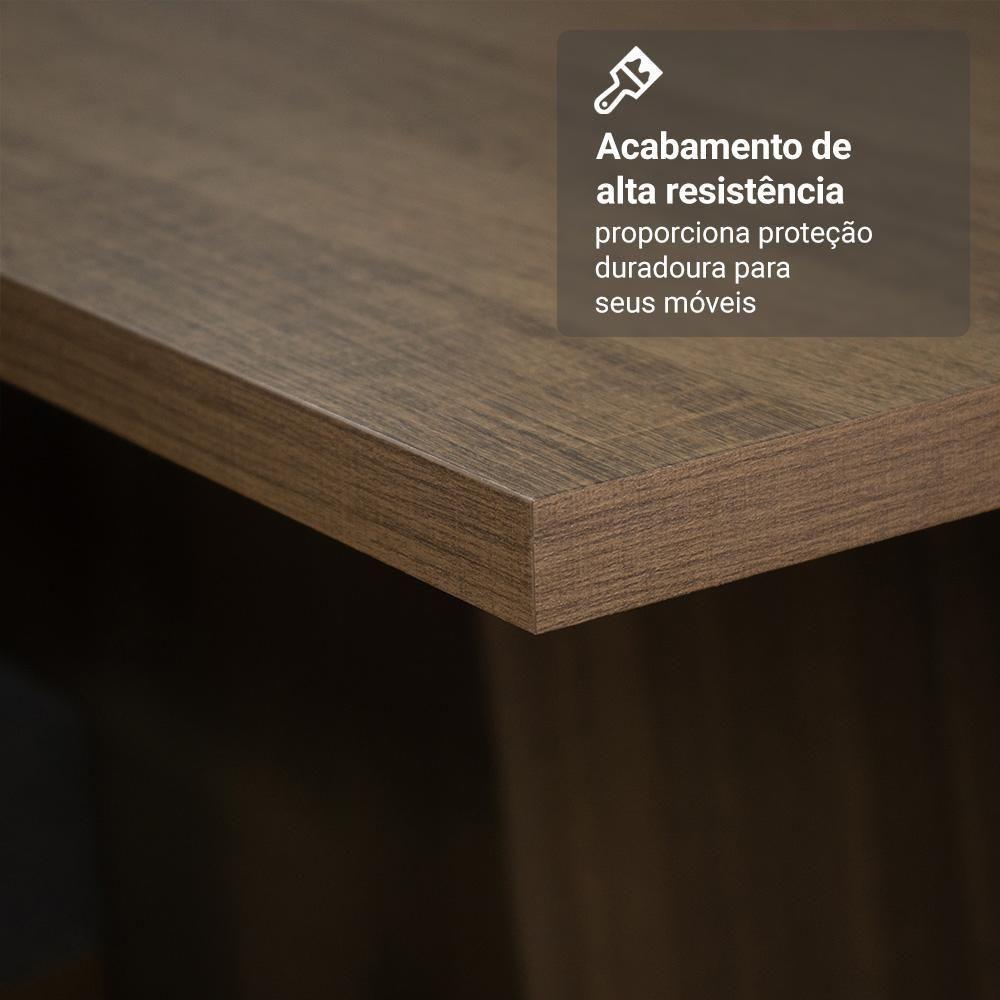 Conjunto Sala De Jantar Mesa Tampo De Madeira 4 Cadeiras Rustic/crema/bege Sheila Madesa - 5