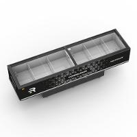 Expositor Ilha Congelados Vanguard Top 3,00m 4 Portas Vidro Semi Curvo Eivt3000 220V - 2