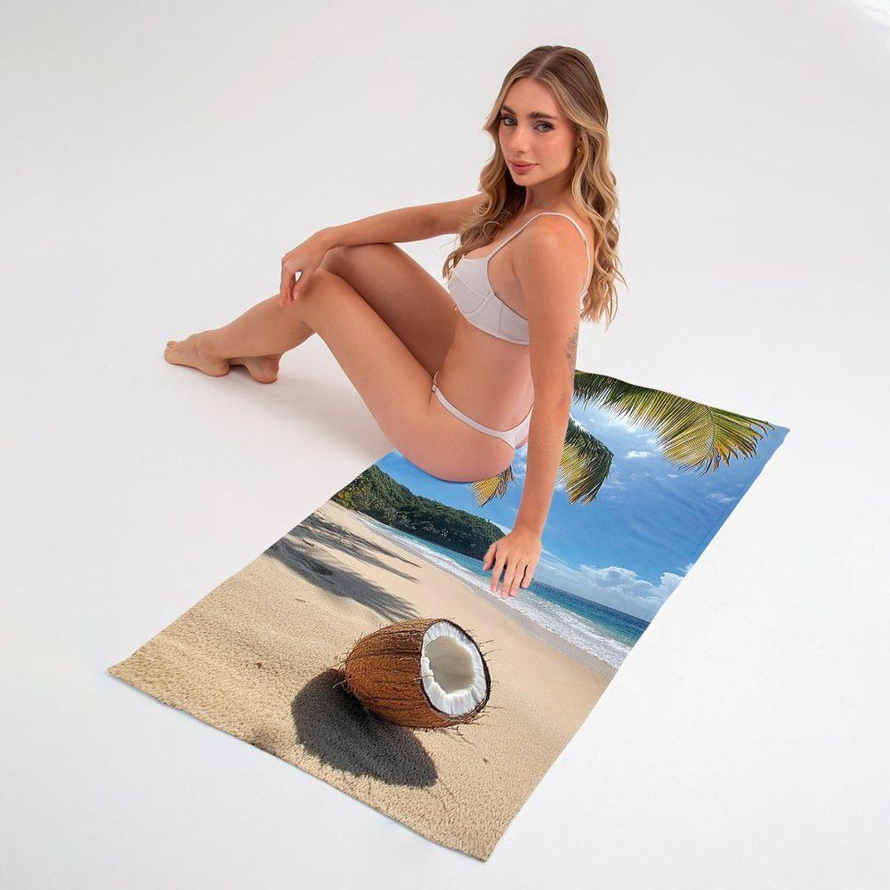 Toalha De Praia - Praia E Cocos Horizonte - 4