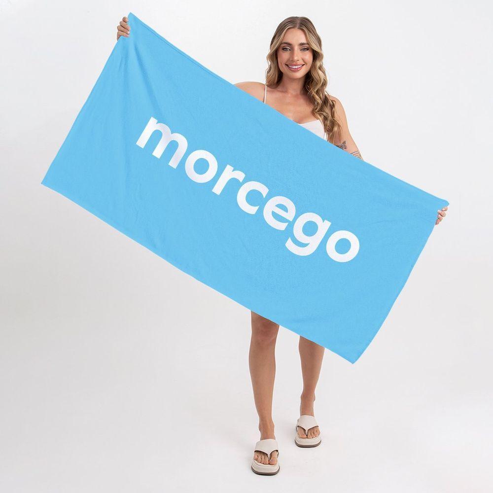 Toalha De Praia - Praia Do Morcego Azul Claro - 2
