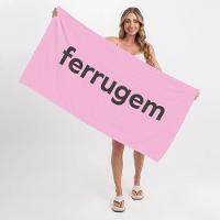 Toalha De Praia - Praia Da Ferrugem Rosa - 2