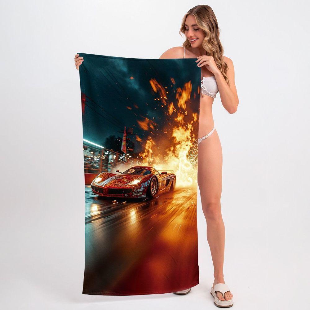 Toalha De Praia - Corrida Explosiva - 3