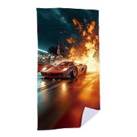 Toalha De Praia - Corrida Explosiva - 1