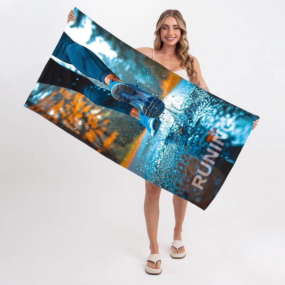 Toalha De Praia - Corrida No Outono - 2